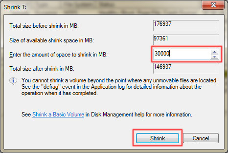 Instructions to divide and merge drives right in Windows 7 Picture 4