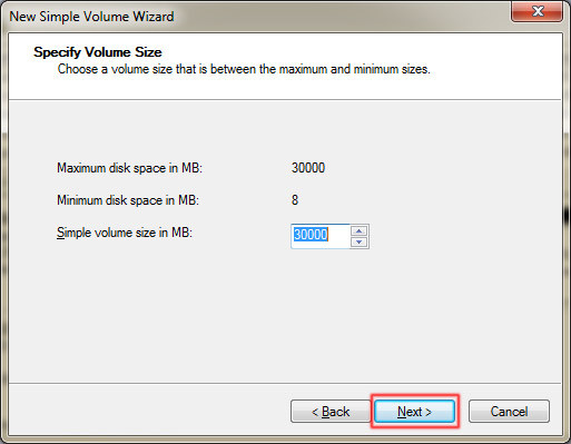 Instructions to divide and merge drives right in Windows 7 Picture 7
