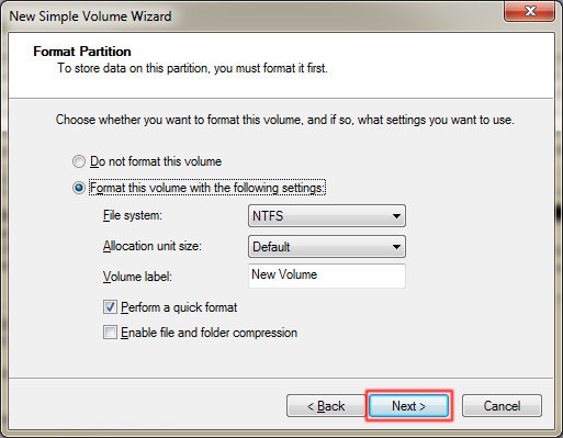 Instructions to divide and merge drives right in Windows 7 Picture 9