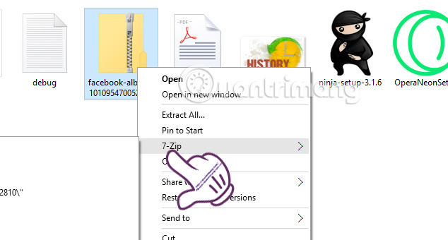 Instructions to download all photo albums on Facebook Picture 13