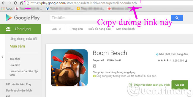Instructions to download the APK file to your computer Picture 1