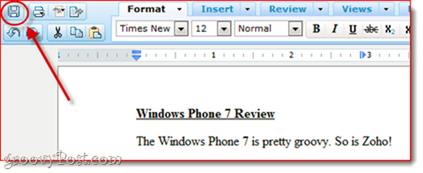 Instructions to edit box.net documents with Zoho account Picture 8