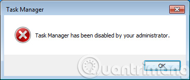 Instructions To Fix Task Manager Has Been Disabled By Your ...