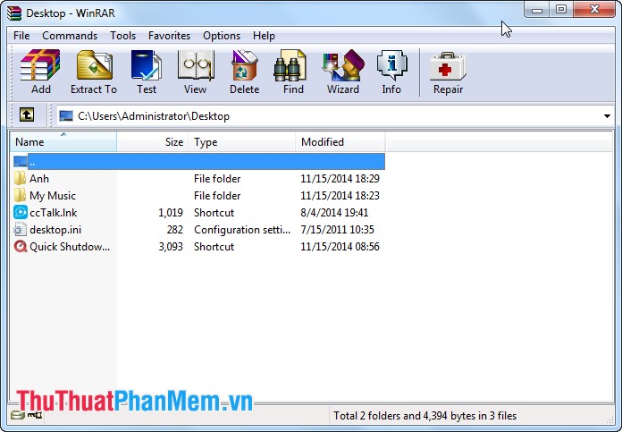 Instructions to fix the corrupted zip file with Winrar Picture 3