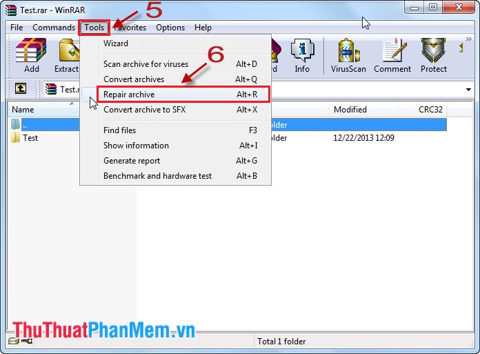 winrar zip file problem