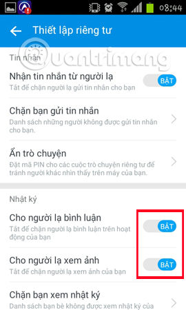 Instructions to hide phone numbers, hide personal information on Zalo Picture 10