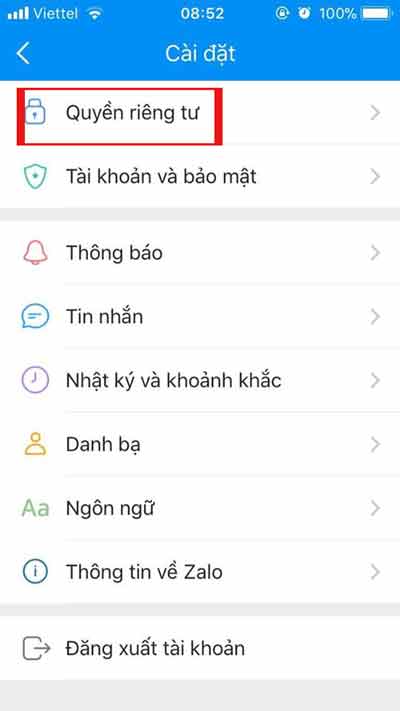 Instructions to hide phone numbers, hide personal information on Zalo Picture 13