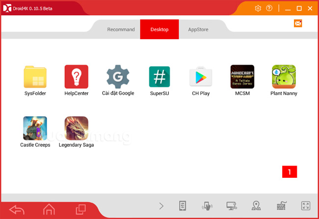 Instructions to install Android game with APK file on computer with Droid4X Picture 5