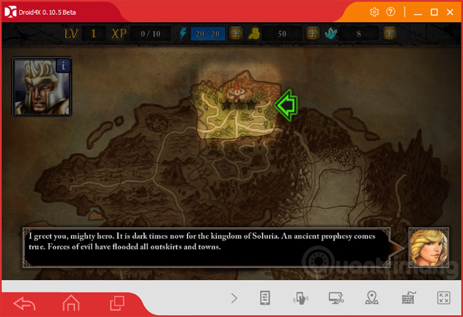 Instructions to install Android game with APK file on computer with Droid4X Picture 7