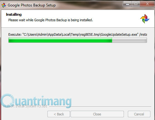 Instructions to install Google Photos for computers Picture 3
