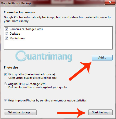 Instructions to install Google Photos for computers Picture 5