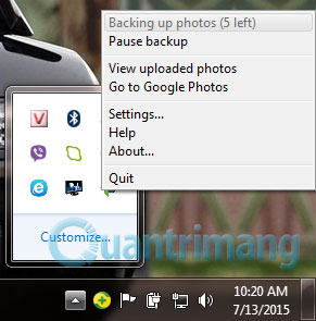 Instructions to install Google Photos for computers Picture 8