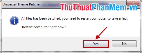 Instructions to install the theme for Windows 7 Picture 5