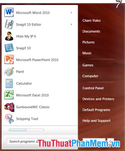Instructions to install the theme for Windows 7 Picture 8