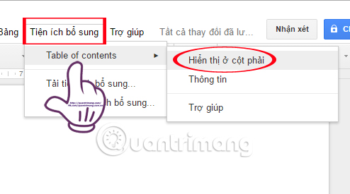 Instructions to install the utility on Google Docs Picture 5