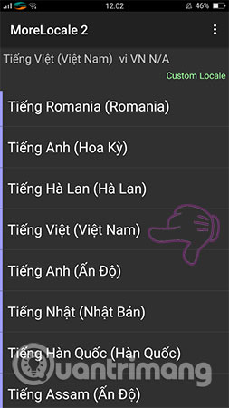 Instructions to install Vietnamese on Android phones Picture 1
