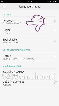 Instructions to install Vietnamese on Android phones Picture 4
