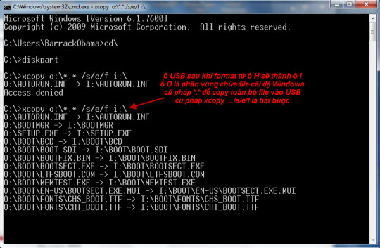 Instructions to install Windows by USB, create USB boot, USB install Windows Picture 7