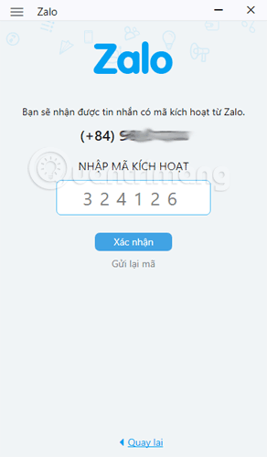 Instructions to install Zalo, log in Zalo on PC, laptop Picture 12