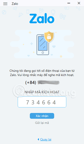 Instructions to install Zalo, log in Zalo on PC, laptop Picture 16