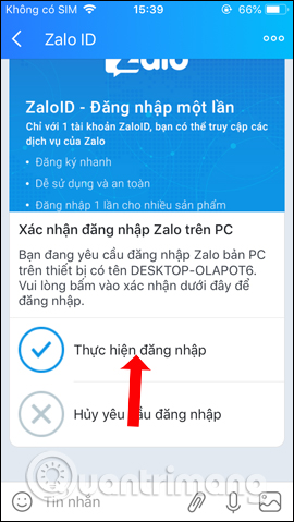 Instructions to install Zalo, log in Zalo on PC, laptop Picture 4