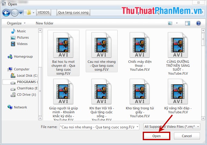 Instructions to join, join videos by Format Factory Picture 4