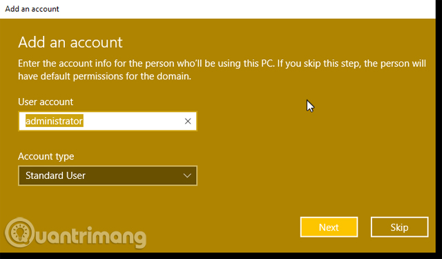 Instructions to join the domain on Windows 10 Picture 5