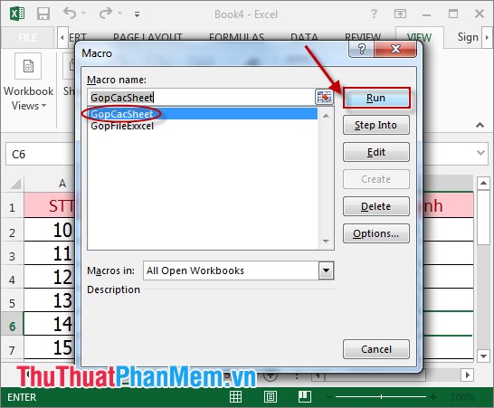 Instructions to merge multiple Excel files into 1 File Picture 11