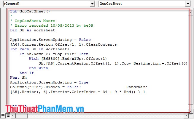 Instructions to merge multiple Excel files into 1 File Picture 7
