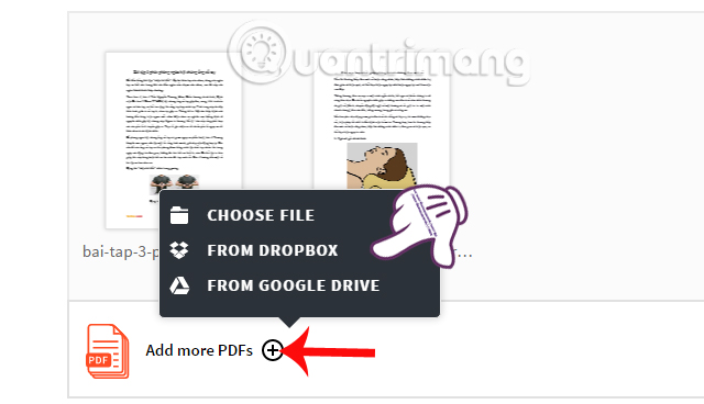 Instructions to merge multiple PDF files into one PDF file Picture 10