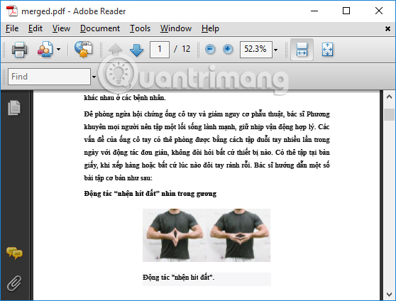 Instructions to merge multiple PDF files into one PDF file Picture 13