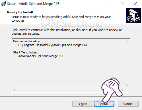 Instructions to merge multiple PDF files into one PDF file Picture 2