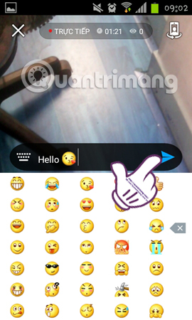 Instructions to play Live stream on Zalo chat group Picture 7