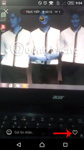 Instructions to play Live stream on Zalo chat group Picture 9