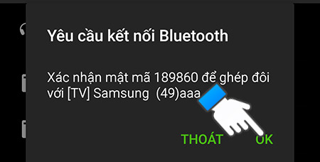 Instructions to play music from phone to Samsung Smart TV by bluetooth Picture 7