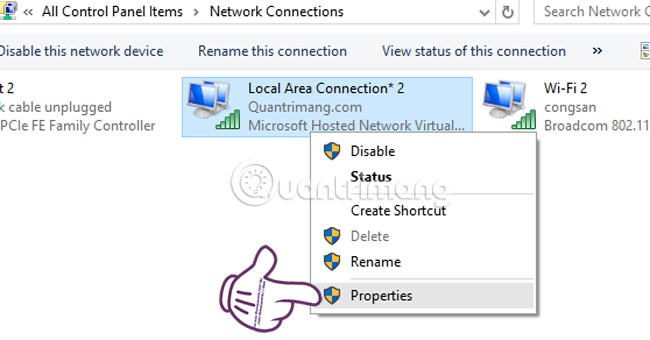 Instructions to play WiFi by Laptop with Wi-Host software Picture 10
