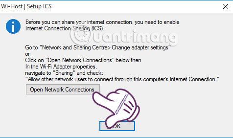 Instructions to play WiFi by Laptop with Wi-Host software Picture 9