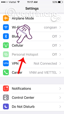 Instructions to play WiFi with iPhone / iPad Picture 2