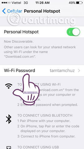 Instructions to play WiFi with iPhone / iPad Picture 7