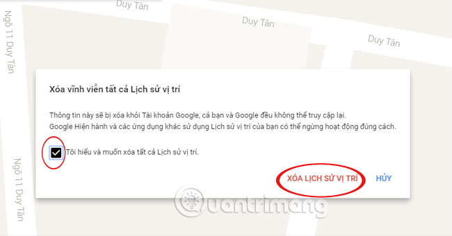Instructions to prevent Google from tracking your location Picture 11