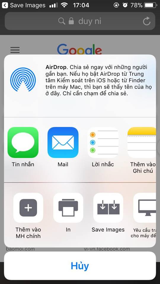 Instructions to quickly download multiple photos at once to your device on iOS Picture 6