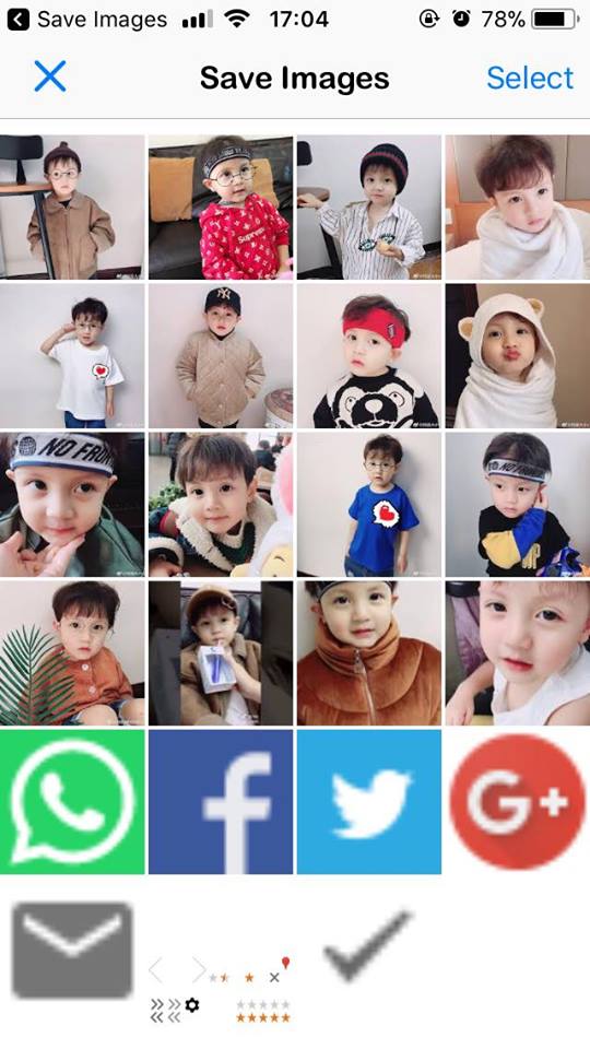 Instructions to quickly download multiple photos at once to your device on iOS Picture 7