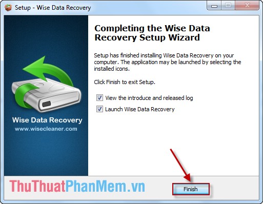 Instructions to recover data with Wise Data Recovery Picture 7