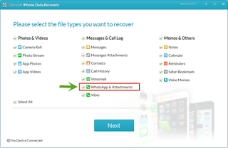 Instructions to recover deleted WhatsApp messages and images on iPhone Picture 1