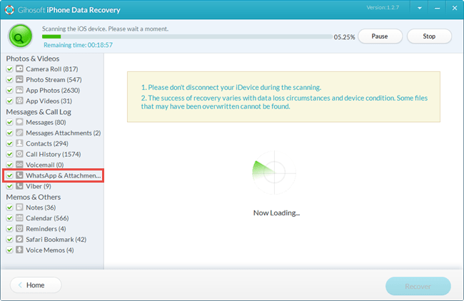 Instructions to recover deleted WhatsApp messages and images on iPhone Picture 2