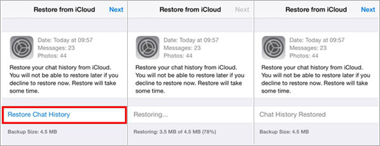 Instructions to recover deleted WhatsApp messages and images on iPhone Picture 4