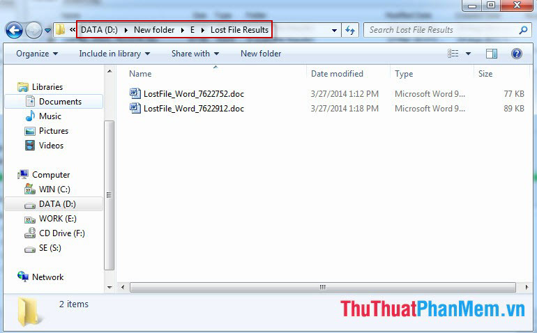 Instructions to recover lost data using Recover My Files software Picture 8