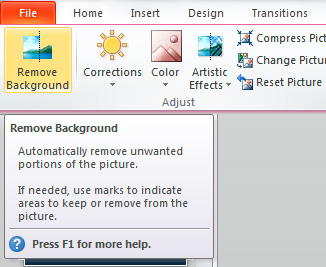 Instructions to remove background images with PowerPoint 2010 Picture 2