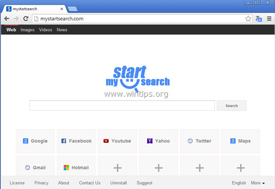 Instructions to remove MyStartSearch on all browsers Picture 1