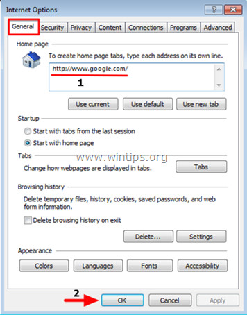 Instructions to remove MyStartSearch on all browsers Picture 20